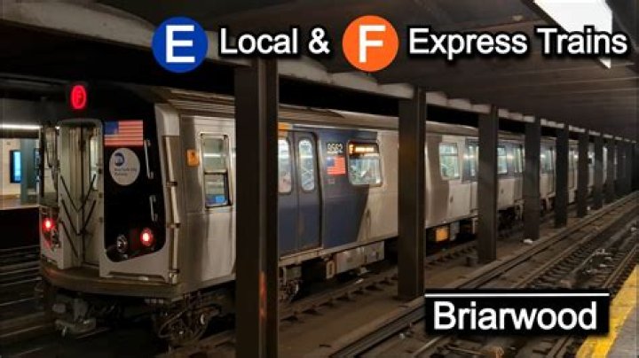 Does the e train stop at briarwood?