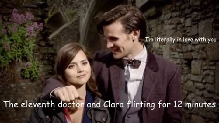 Does the eleventh doctor love clara?