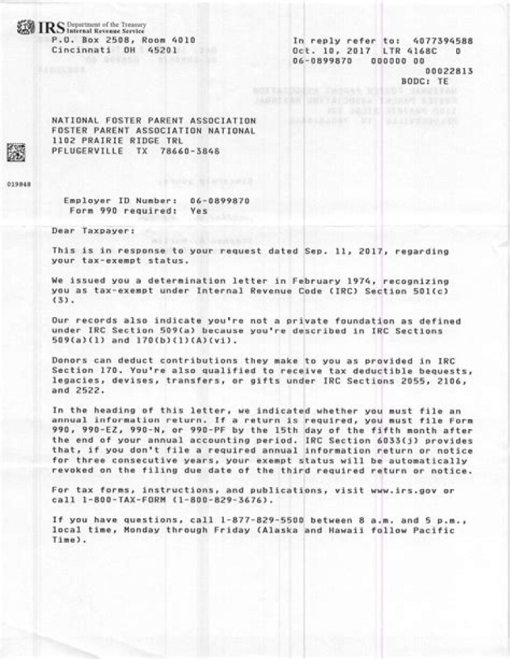 Does the irs cross reference?