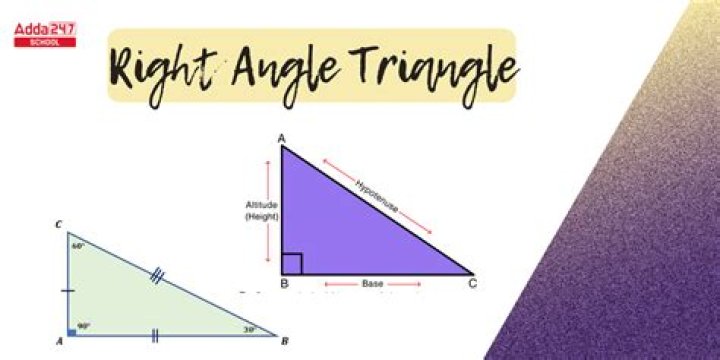 Does trigonometry have to be a right angled triangle?