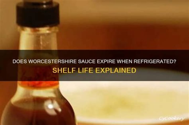 Does worcestershire sauce expire?
