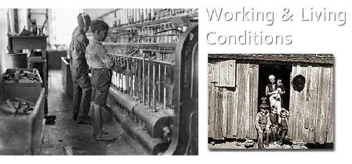 During the industrial revolution hazardous working conditions for?