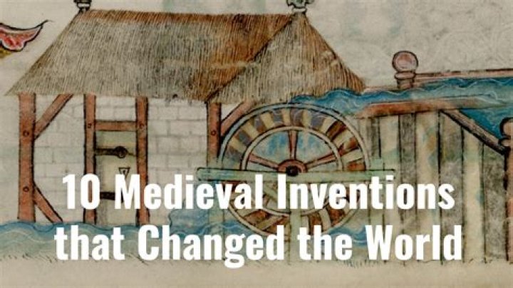 During the middle ages who invented new technology?