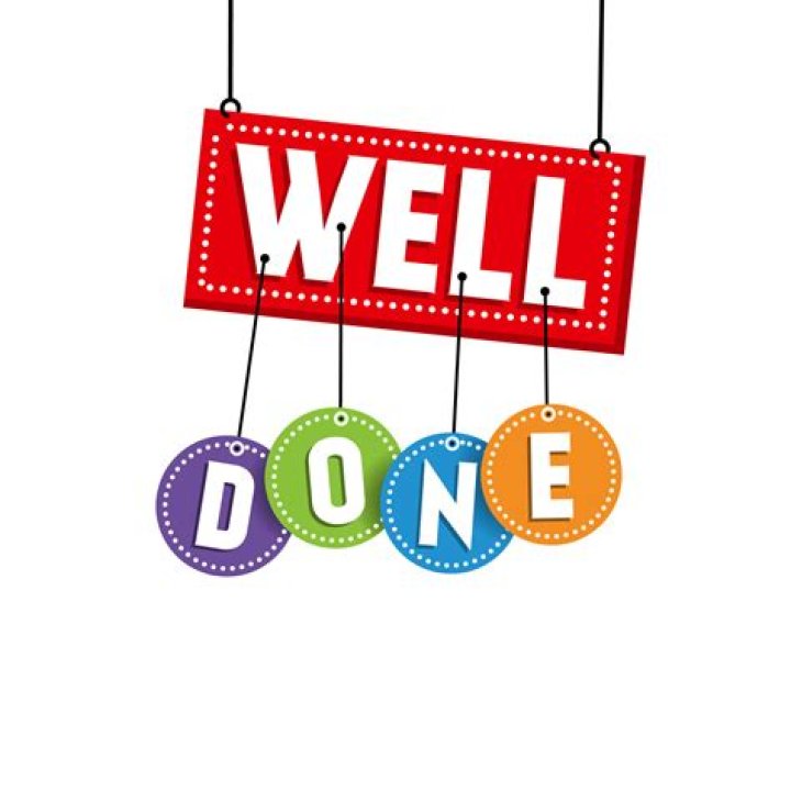 For a job well done quote?