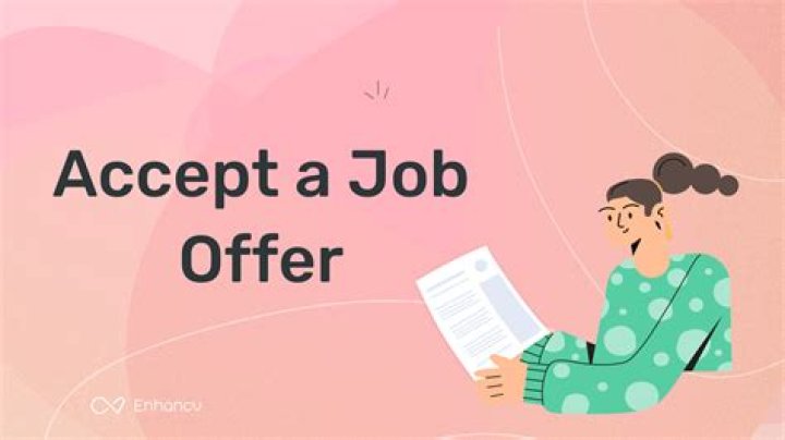 For accept a job offer?