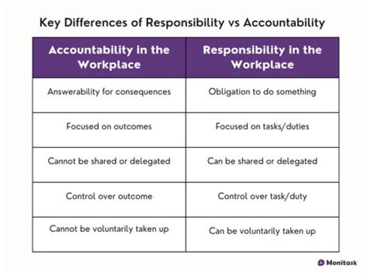 For responsibility and accountability?