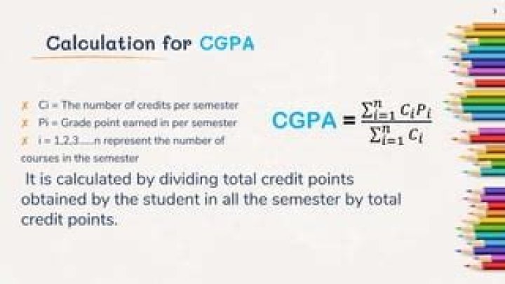 How cgpa is calculated from sgpa?