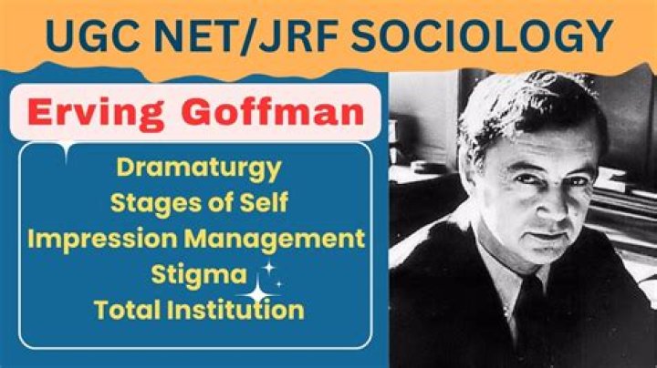 How did erving goffman contribution to the field?