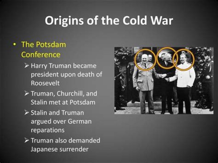 How did potsdam conference lead to cold war?