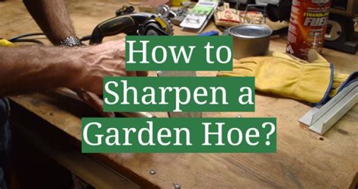 How do i sharpen my hoe?