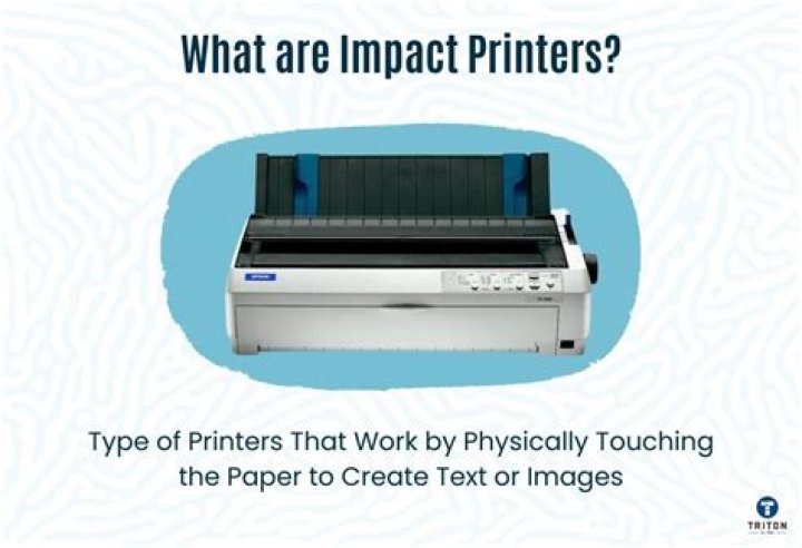 How do non impact printers work?