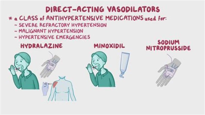 How do vasodilator drugs work?