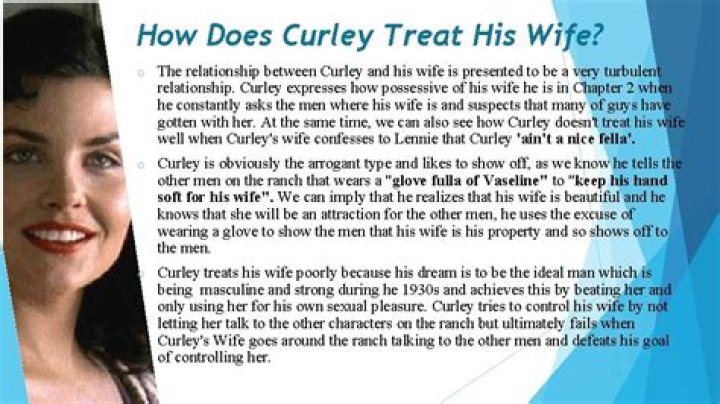 How does curley's wife threaten crooks?
