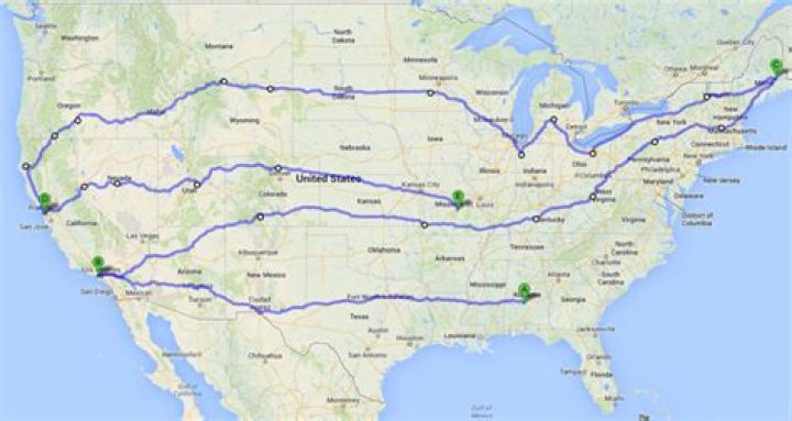 How far did forrest gump run?