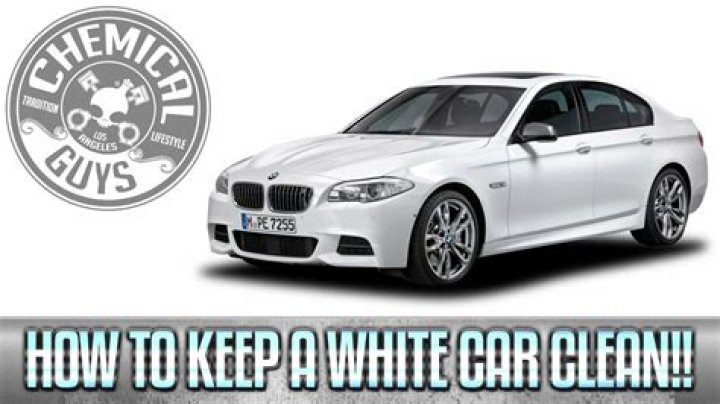 How hard is it to keep a white car clean?