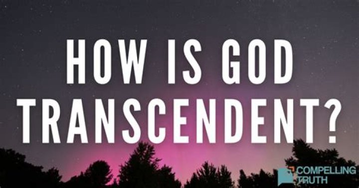 How is god transcendent in genesis?