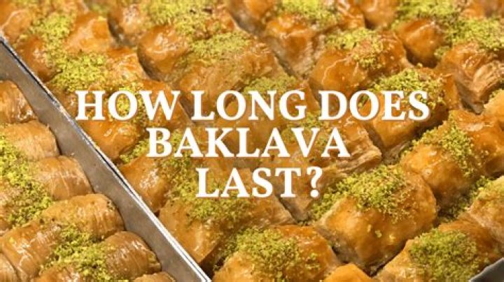How long does baklava last?