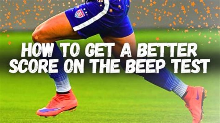 How many beeps in a beep test level?