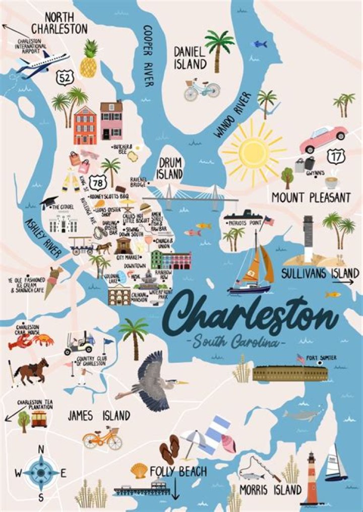 How many charleston's are there in the united states?