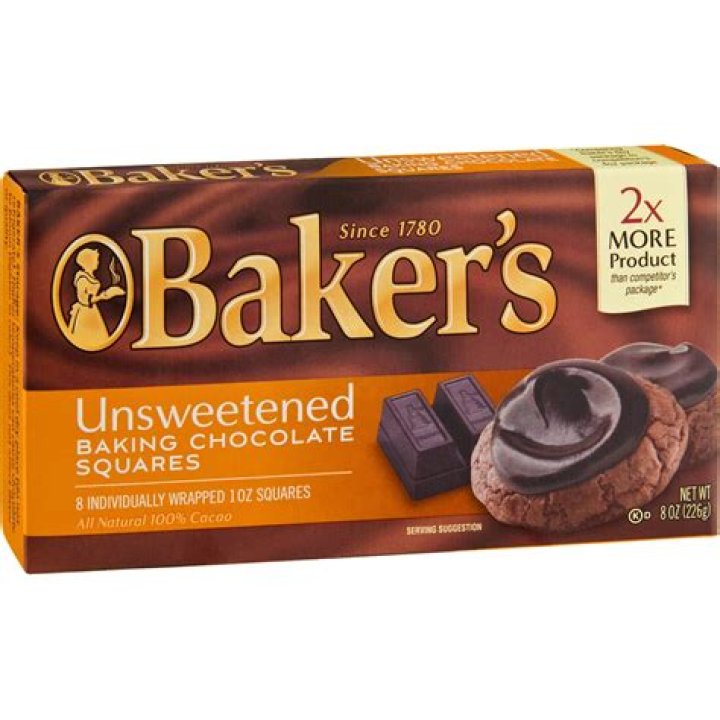 How much sugar do you add to unsweetened bakers chocolate?