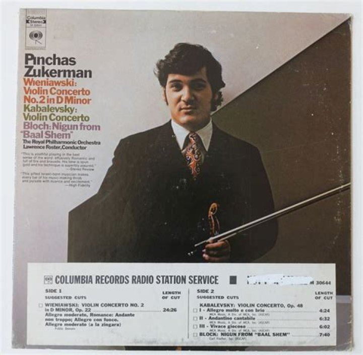 How old is pinchas zukerman?