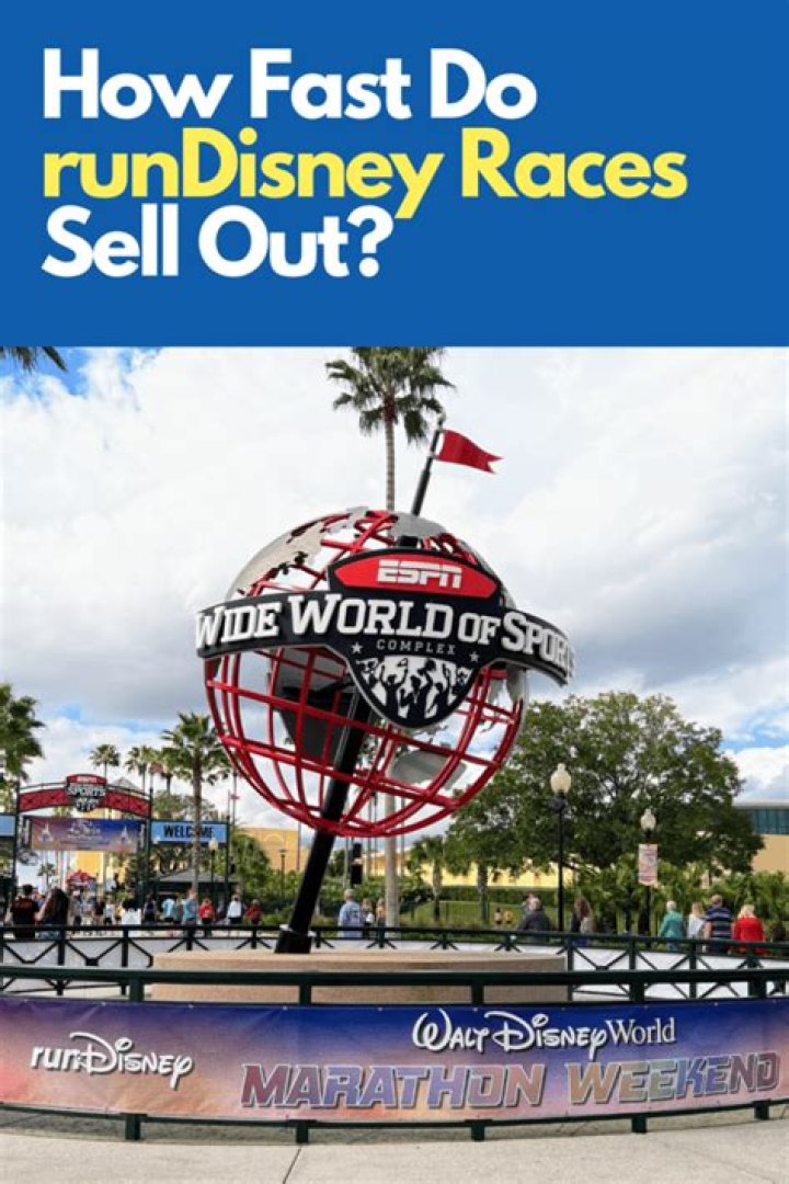 How quickly does rundisney sell out?