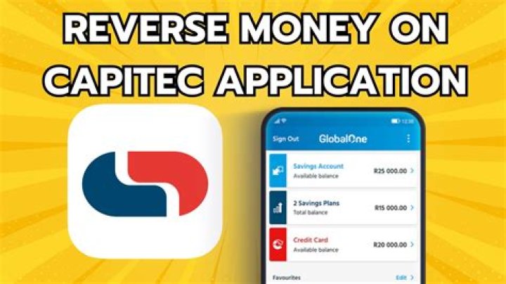 How reverse money from capitec app?