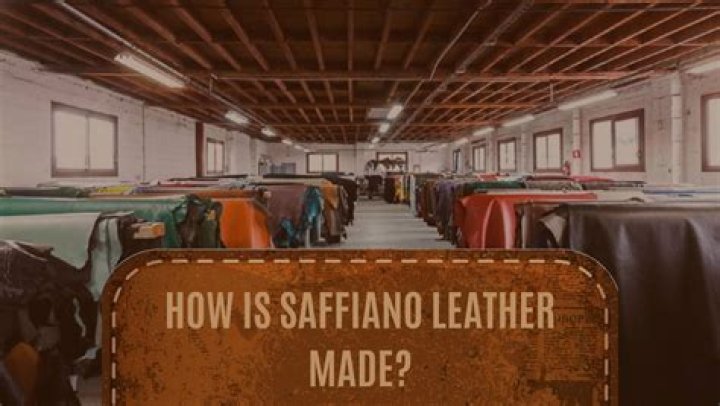 How saffiano leather is made?