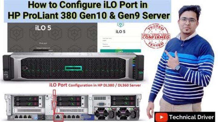 How to access ilo on hp server?