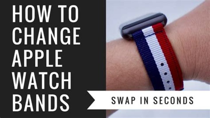 How to change apple watch bands?