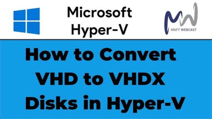 How to convert vhdx to vhd?