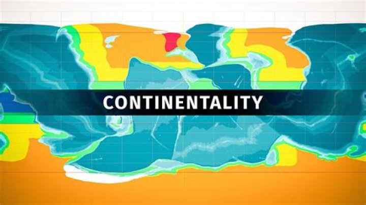 How to explain continentality?