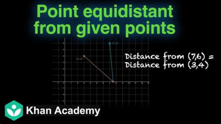 How to find equidistant?