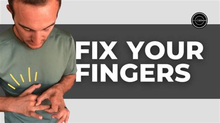 How to fix staved fingers?