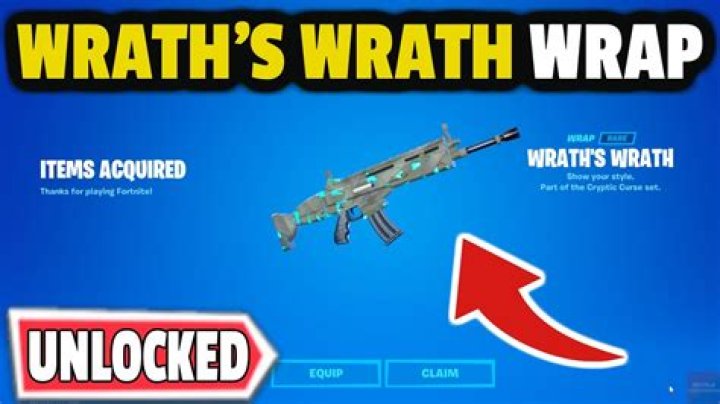 How to get wraths wrath wrap?