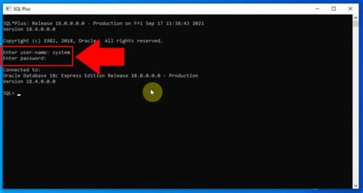 How to login in oracle?