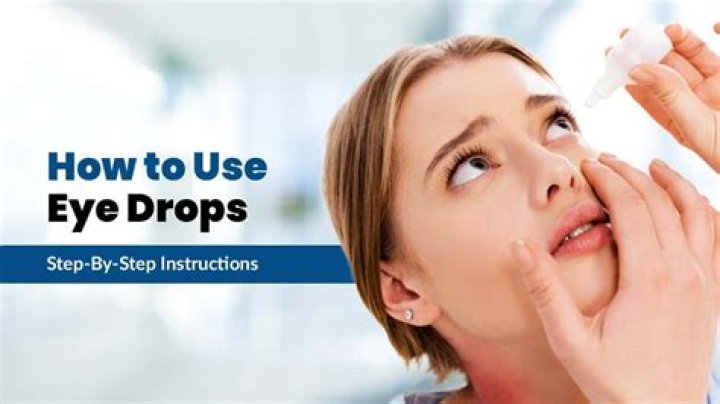 How to open eyes eye drops?