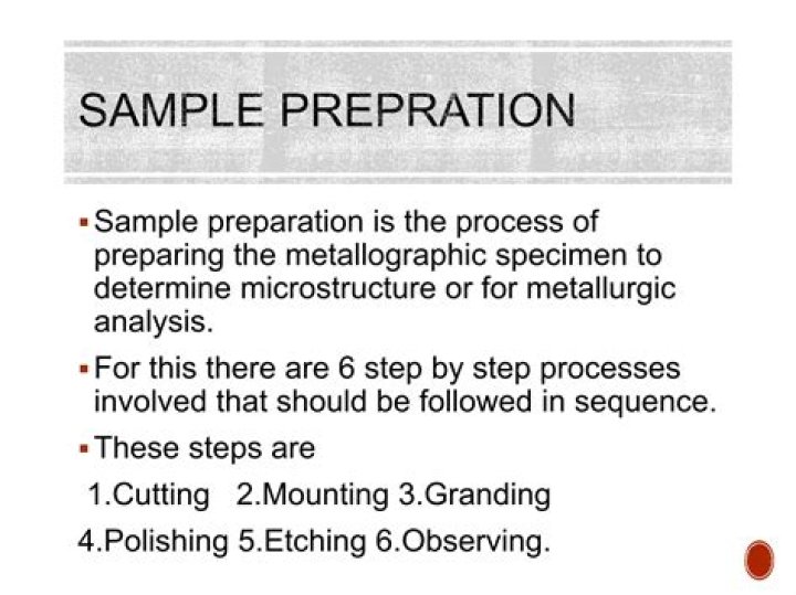 How to prepare sample for metallographic observation?