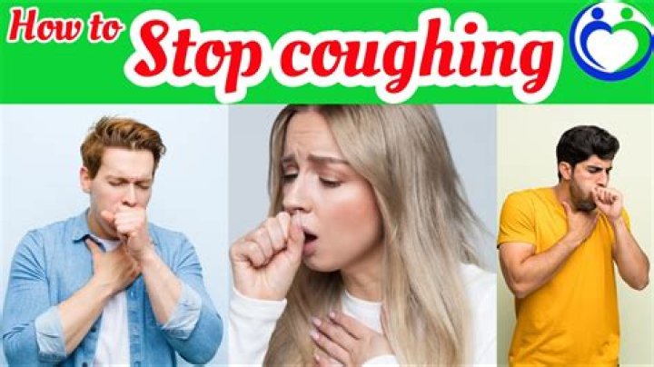How to prevent coughing?