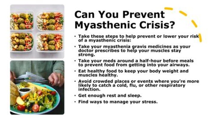 How to prevent myasthenic crisis?
