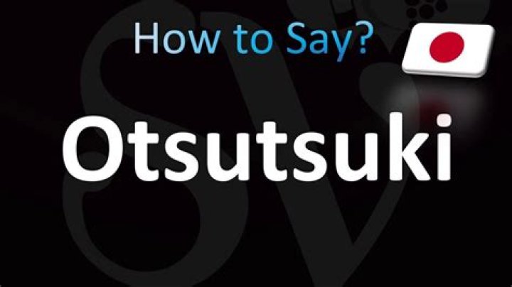 How to pronounce otsutsuki?