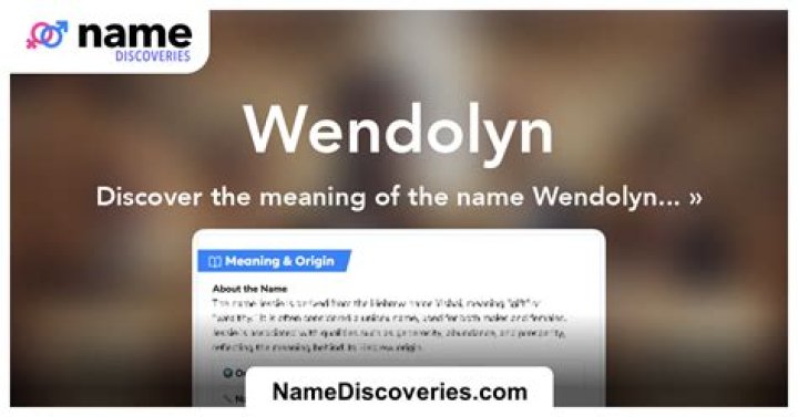How to pronounce wendolyn?