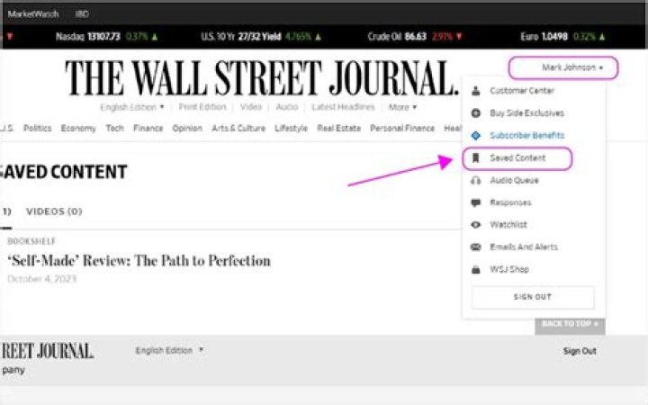 How to read wsj articles for free?