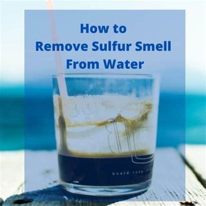 How to remove sulfur smell?