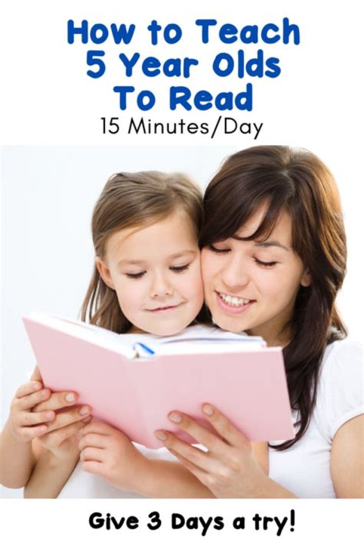 How to teach a five year old to read?
