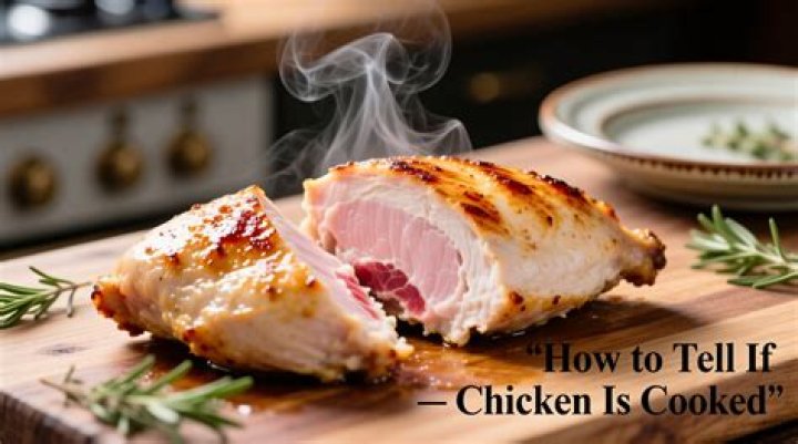 How to tell if chicken is cooked?