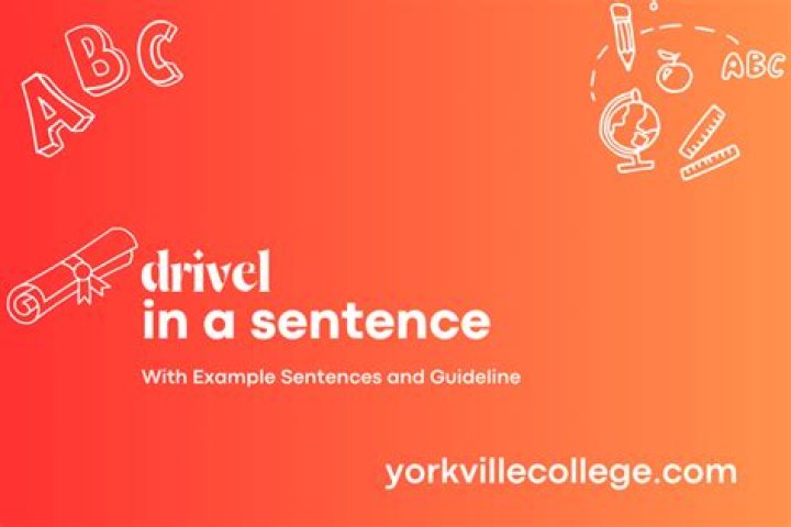 How to use drivel in a sentence?