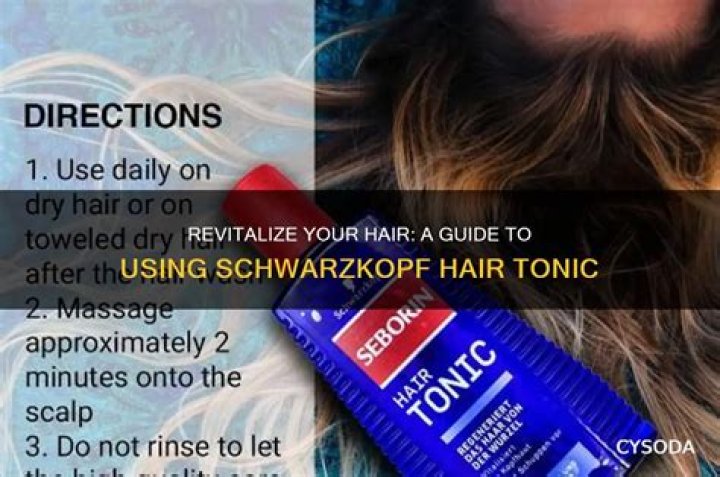 How to use hair tonic?