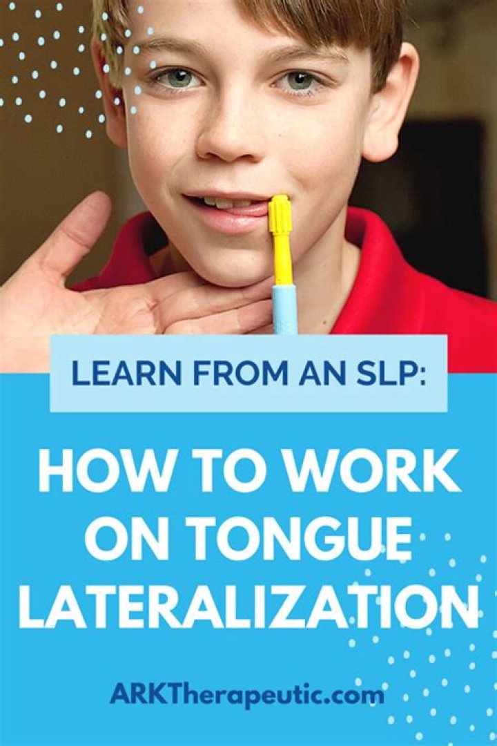 How to work on tongue lateralization?