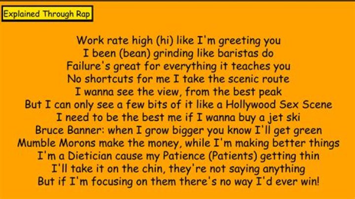 How to write a full rap song?